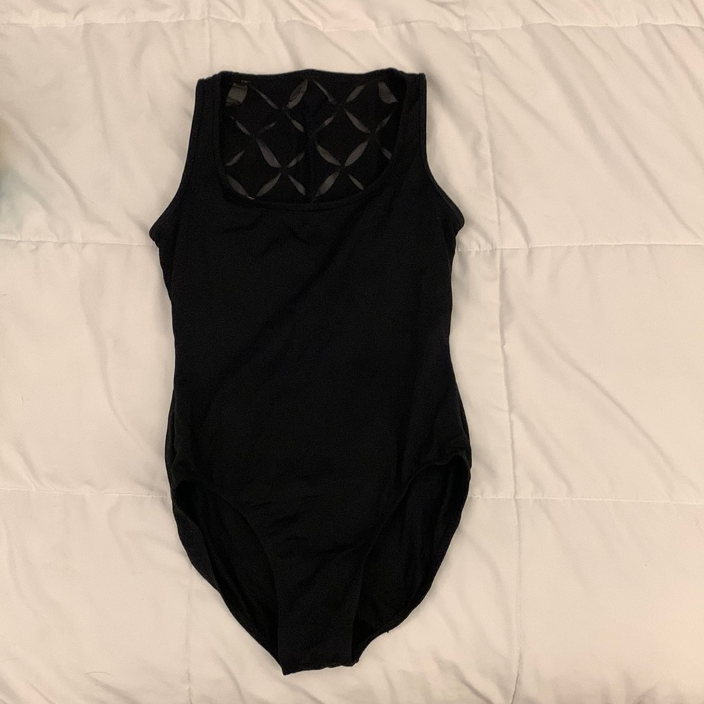 Mirella Black dance leotard